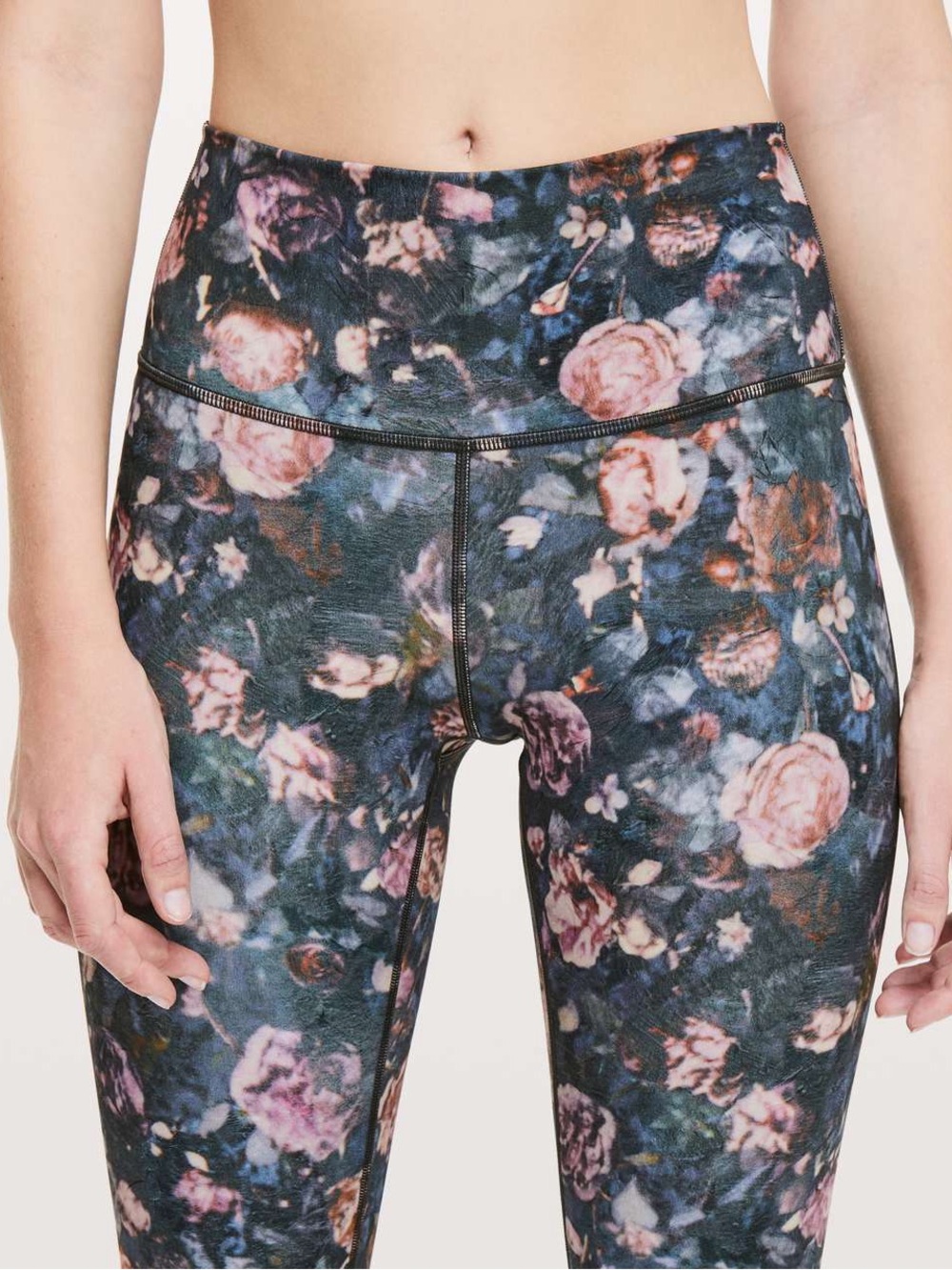 lululemon athletica Floral High-Rise Leggings in Blue & Pink